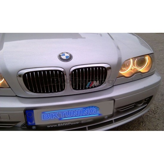 Δαχτυλίδια angel eyes για BMW E46 coupe (1998-2003) / BMW E46 Sedan, Combi (1998-2005) - κίτρινο χρώμα
