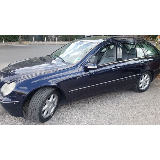 Ανεμοθραύστες για Mercedes E-Class W211 (2002-2009) combi - 4 τμχ. εμπρός και πίσω