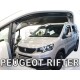 Ανεμοθραύστες για Opel Combo E 4d/5d/Citroen Berlingo III 4d/5d/Peugeot Rifter/ 4d/5d /Peugeot Partner 2d (2018+) / Fiat Doblo (2022+) / Toyota ProAce City 3d (2019+)  - 2 τμχ. εμπρός