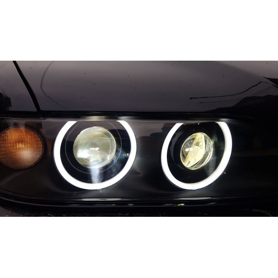 Δαχτυλίδια angel eyes για  BMW E36 - E38 - E39 led - lightbar design - Λευκό χρώμα