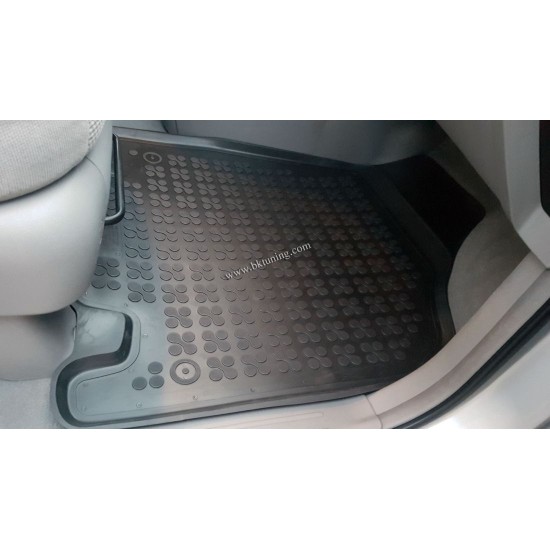 Λαστιχένια πατάκια Rezaw Plast για Kia Carnival II (2005-2014) - 5 seats - τύπου σκαφάκι - 3τμχ.