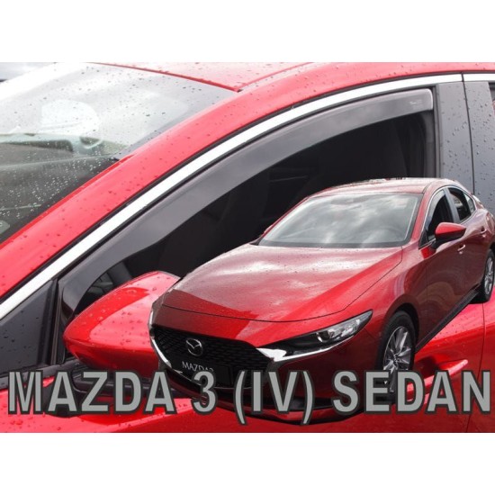 Ανεμοθραύστες για  MAZDA 3 (2019+) 4D - 2 τμχ. εμπρός