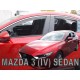 Ανεμοθραύστες για  MAZDA 3 (2019+) 4D - 4 τμχ. εμπρός και πίσω