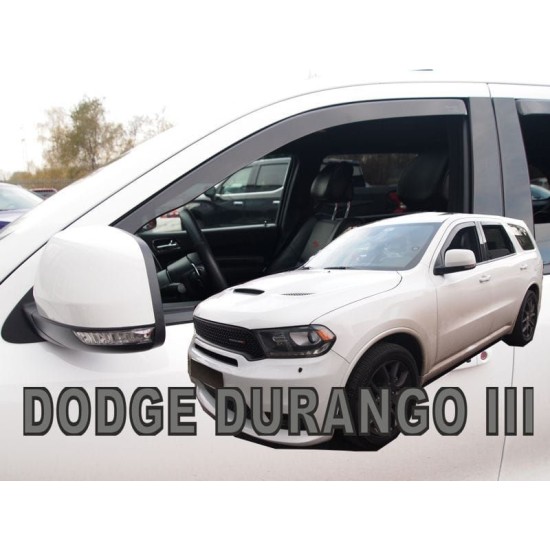 Ανεμοθραύστες για  DODGE DURANGO (2011+) 5D - 2 τμχ. εμπρός