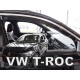 Ανεμοθραύστες για  Volkswagen T-Roc (2017+) 5D - 2 τμχ. εμπρός