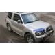 Φανάρια εμπρός angel eyes για Mitsubishi Pajero (2001-2006) - μαύρα , με λάμπες (Η1) - σετ 2τμχ.