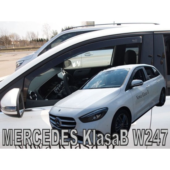 Ανεμοθραύστες για MERCEDES B-Class W247 (2019+) 5d - 2 τμχ. εμπρός