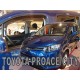 Ανεμοθραύστες για OPEL Combo E 5d / CITROEN Berlingo / PEUGEOT Rifter / TOYOTA ProAce City (2018+) - 4 τμχ. εμπρός και πίσω