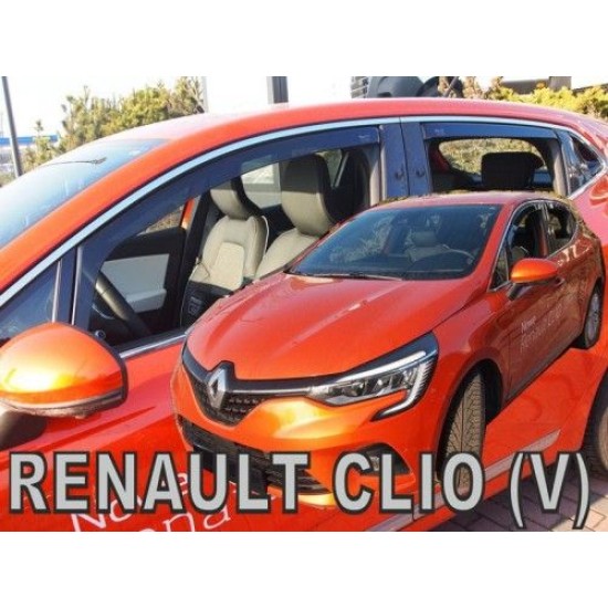 Ανεμοθραύστες για Renault Clio (2019+) Hatchback - 4 τμχ. εμπρός και πίσω