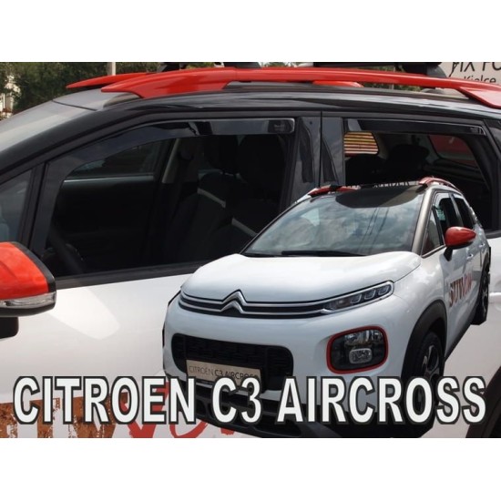 Ανεμοθραύστες για Citroen C3  Aircross (2017+) - 4 τμχ. εμπρός και πίσω