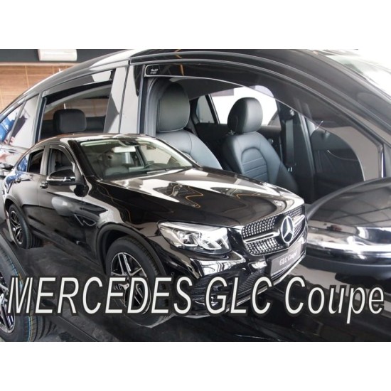 Ανεμοθραύστες για Mercedes GLC Coupe C253 (2017+) 5 πορτο - 4 τμχ. εμπρός και πίσω