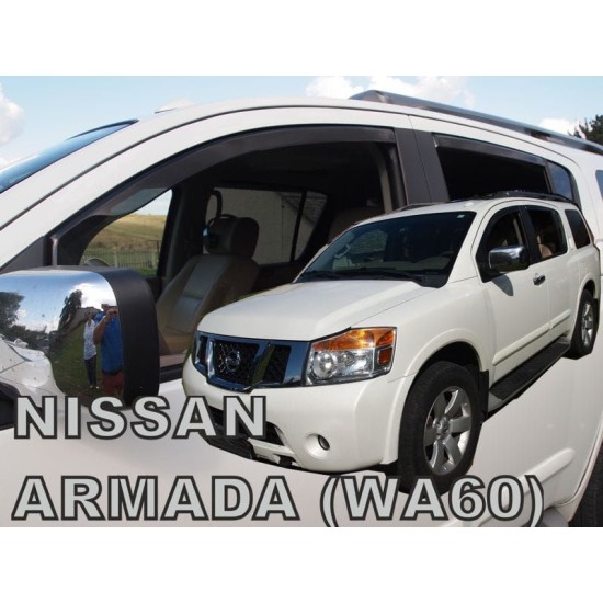 Ανεμοθραύστες για NISSAN Armada CWA60 (2004-2016)  - 4 τμχ. εμπρός και πίσω