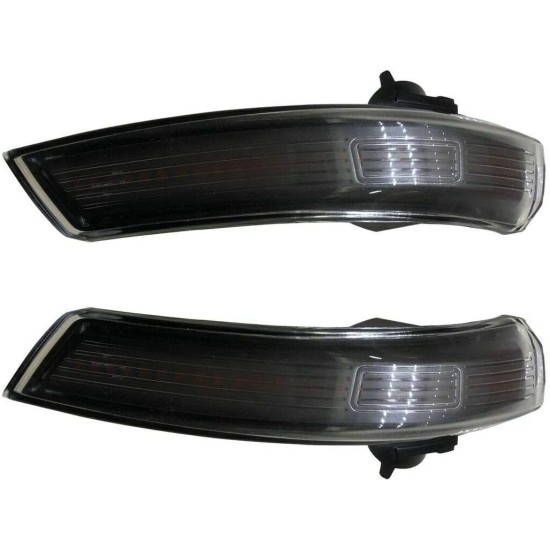 Τρεχούμενα led φλας για καθρέπτες για Ford Focus (2008-2016) - φιμέ - σετ 2τμχ.