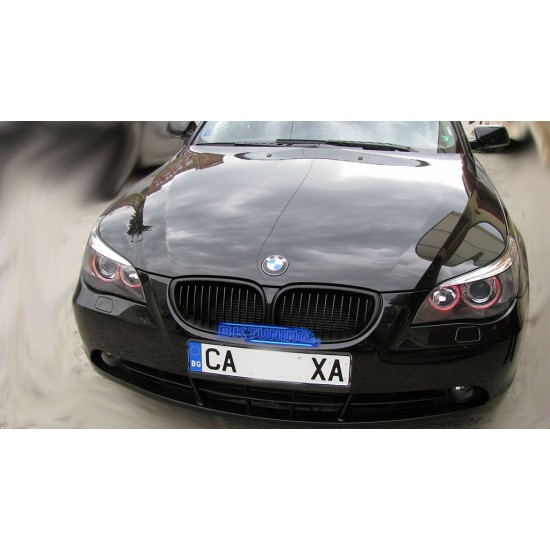 Μάσκα για BMW E60 (2005-2008) - μαύρη κυρτή  2 τμχ.