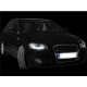 Φανάρια εμπρός led Dayline για Audi A3 (2003-2008) - chrome , με λάμπες (Η1) - σετ 2τμχ.