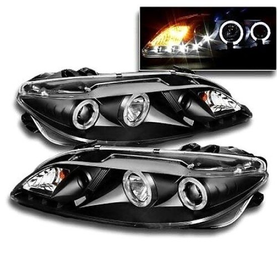 Φανάρια εμπρός angel eyes για Mazda 6 (2002-2008) , με λάμπες (Η1) - σετ 2τμχ.