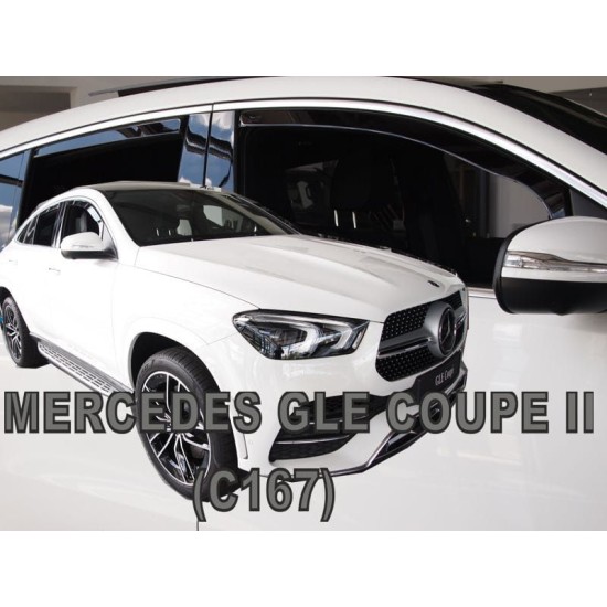 Ανεμοθραύστες για MERCEDES GLE COUPE C167 5D (2019+) - 4 τμχ. εμπρός και πίσω