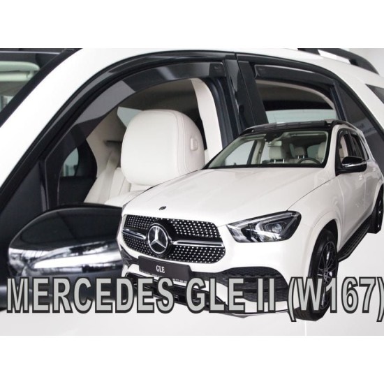 Ανεμοθραύστες για MERCEDES GLE II (W167) (2019+) - 4 τμχ. εμπρός και πίσω