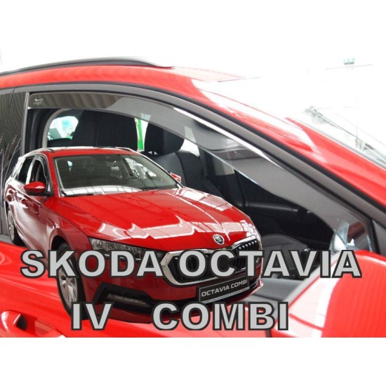 Ανεμοθραύστες για SKODA OCTAVIA IV (2020+) Sedan, Combi - 2 τμχ. εμπρός