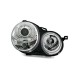 Φανάρια εμπρός angel eyes για Vw Polo 9N (2001-2005) - chrome , χωρίς λάμπες (Η7) - σετ 2τμχ.