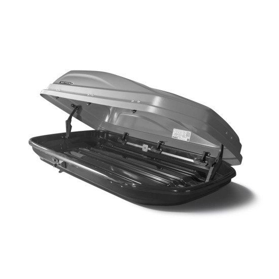 Μπαγκαζιέρα οροφής ACTIVE S 150x76x40cm με διπλό άνοιγμα με κλειδί, 320 λίτρα - γκρι
