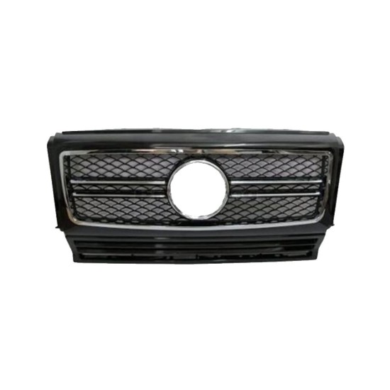 Μάσκα για Mercedes W461 / W463 G-CLASS (1990-2013) - μαύρη με πλαίσιο χρωμίου AMG