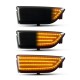 Τρεχούμενα led φλας για καθρέφτες για Ford Ranger (2012+), XLT, Wildtrack - φιμέ με τρεχούμενο φλας - σετ 2τμχ.