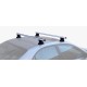 Μπάρες οροφής αλουινίου εγκάρσιες - για εργοστασιακές βιδωτές υποδοχές - 120 cm με κλειδί -  σετ 2τμχ.