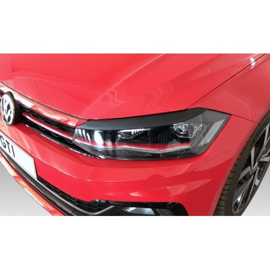 Φρυδάκια φαναριών για  VW Polo MK6 (2018+) - μαύρο