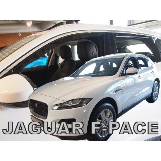 Ανεμοθραύστες για Jaguar F-PACE 5D (2018+) - 4 τμχ. εμπρός και πίσω