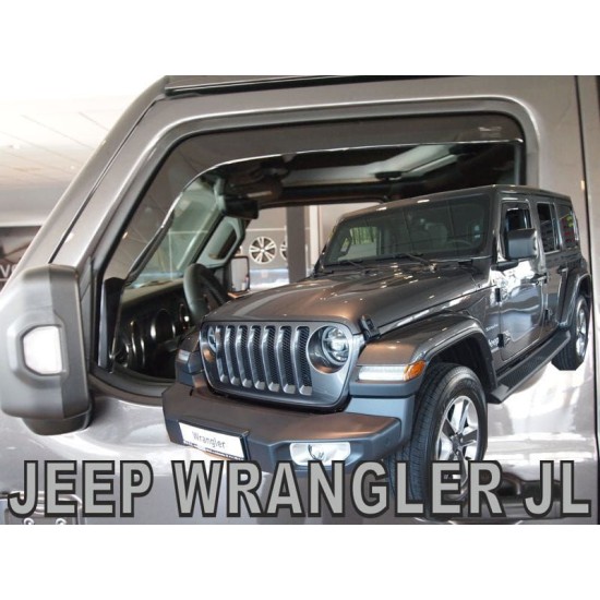 Ανεμοθραύστες για Jeep Wrangler JL IV 3/5D (2019+) - 2 τμχ. εμπρός