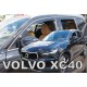 Ανεμοθραύστες για Volvo XC40 (2018+) - 4 τμχ. εμπρός και πίσω