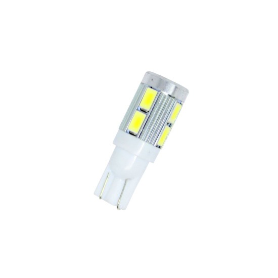 Led λάμπα τύπου Τ10 5W με 10 SMD 5630 led - κατάλληλη για φώτα ημέρας - 1τμχ.