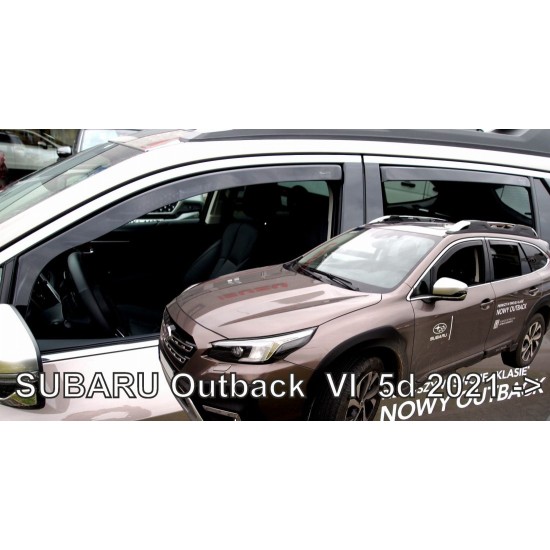 Ανεμοθραύστες για SUBARU OUTBACK (2021+) 5 πορτο -  4τμχ. εμπρός και πίσω