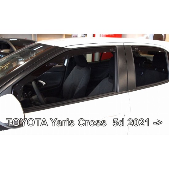 Ανεμοθραύστες για TOYOTA YARIS CROSS (2021+) 5 πορτο -  4τμχ. εμπρός και πίσω