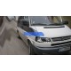 Φανάρια εμπρός led για Vw Transporter T4 (1997-2003) , μαύρα , με λάμπες (Η1) - σετ 2τμχ.