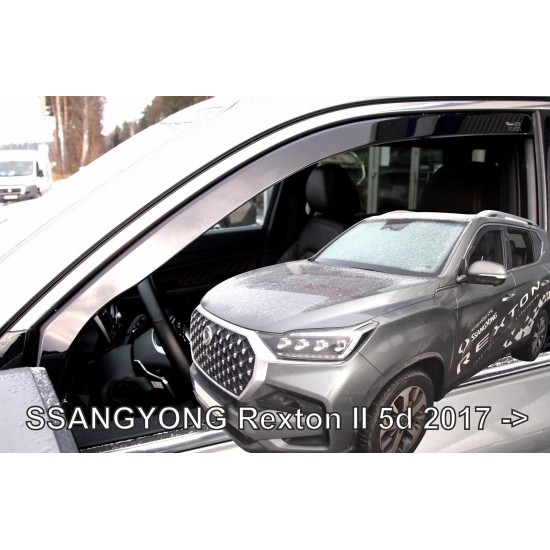 Ανεμοθραύστες για SSANGYONG REXTON II (2017+) 5πορτο - 2τμχ. εμπρός