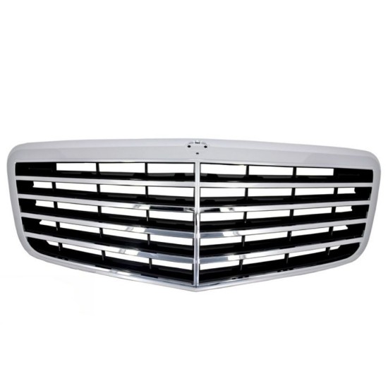 Μάσκα για Mercedes W211 E-Class (2006-2009) - AMG - χρωμίου