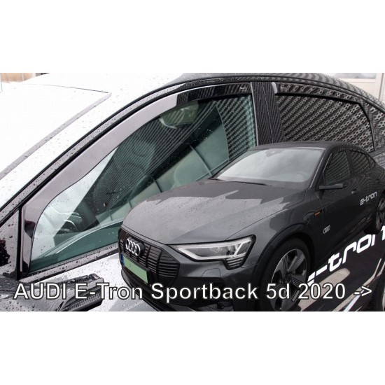 Ανεμοθραύστες για Audi E-Tron Sportback (2020+) 5 πορτο - 4τμχ. εμπρός και πίσω