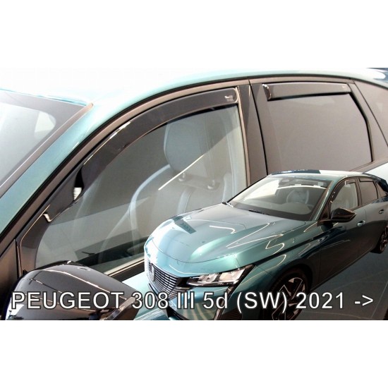 Ανεμοθραύστες Heko για Peugeot 308 (2021+) SW combi - Set 4 τμχ. εμπρός και πίσω