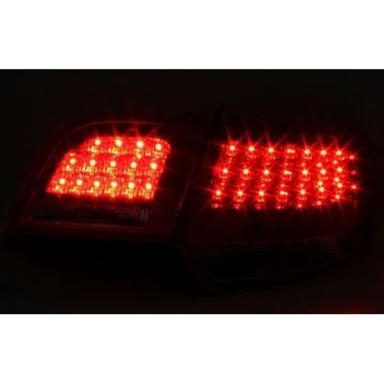 Πίσω φανάρια led για Audi A3 Sportback (2003-2009) - με φιμέ φλας - σετ 2τμχ.