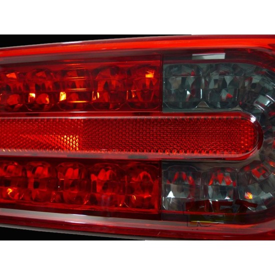 Πίσω φανάρια led για Mercedes W461/W463 G-CLASS (1990-2012) - φιμέ - σετ 2τμχ.