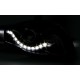 Φανάρια εμπρός led για Audi A4 B7 (2004-2008) - chrome ,μαύρα , με λάμπες (Η1) - σετ 2τμχ.