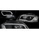 Φανάρια εμπρός led Lightbar design για Audi A3 (2008-2012) - chrome ,μαύρα , με λάμπες (Η1) - σετ 2τμχ.