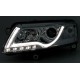 Φανάρια εμπρός led lightbar για Audi A6 C4 (2004-2008) - chrome , χωρίς λάμπες (Η7) - σετ 2τμχ.