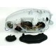 Φανάρια εμπρός για Alfa Romeo 147 (2001-2004) - , μαύρα , με λάμπες (Η1) - σετ 2τμχ.