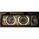 Φανάρια εμπρός angel eyes για BMW E36 (1991-2000) 4d sedan - chrome , χωρίς λάμπες (Η7) - σετ 2τμχ.