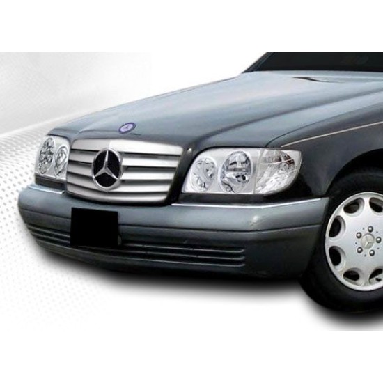 Μάσκα για Mercedes W140 (92-98) - χρωμίου