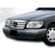 Μάσκα για Mercedes W140 (92-98) - χρωμίου