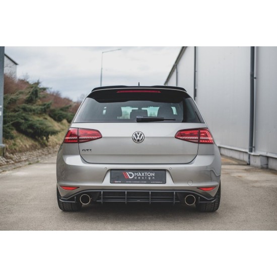 Diffuser πίσω προφυλακτήρα για Volkswagen Golf 7 - GTI V2 Style